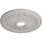 Ekena Millwork Raymond Ceiling Medallion (Canopies up to 5 1/8"), 18 1/8"OD 3 5/8"ID x 1 1/8"P, Ultra Pure White CM18RAUWF - alternate 2